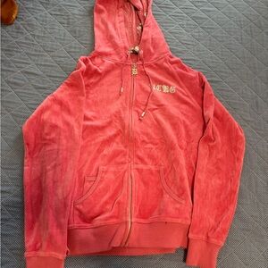 Pink Zip-Up Hoodie